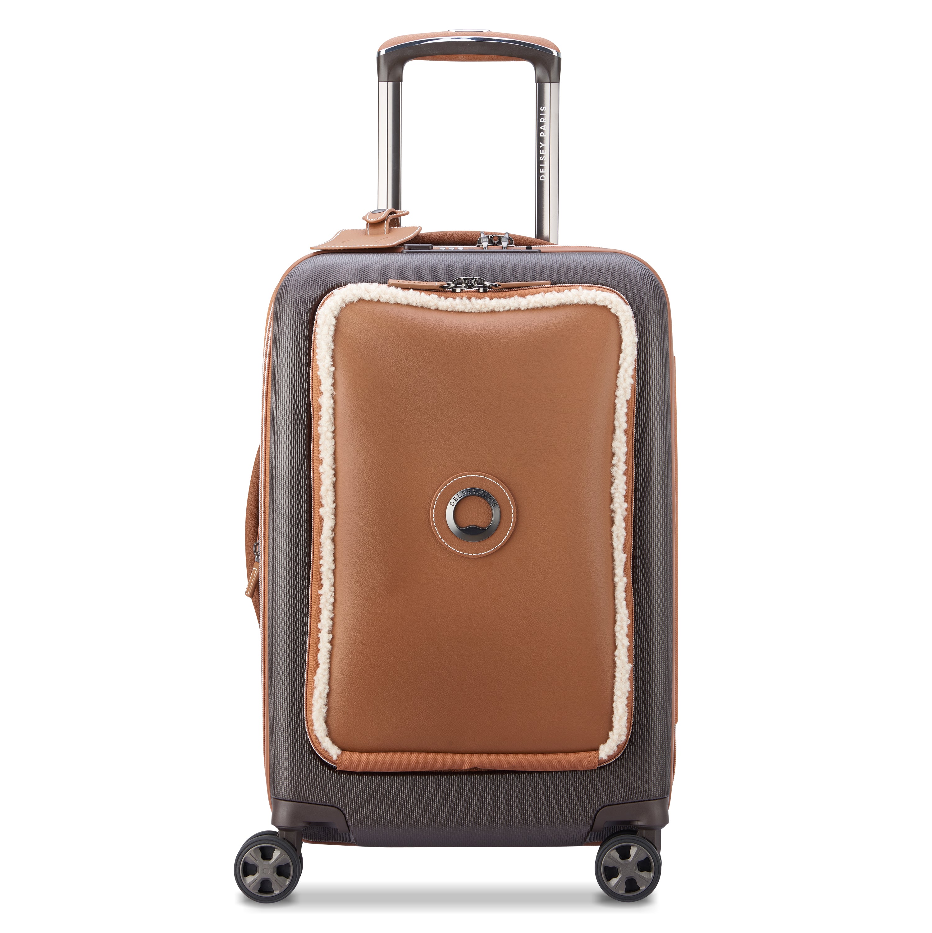DELSEY Chatelet Air 2.0 Suitcase (55cm Front Pocket with Fur)