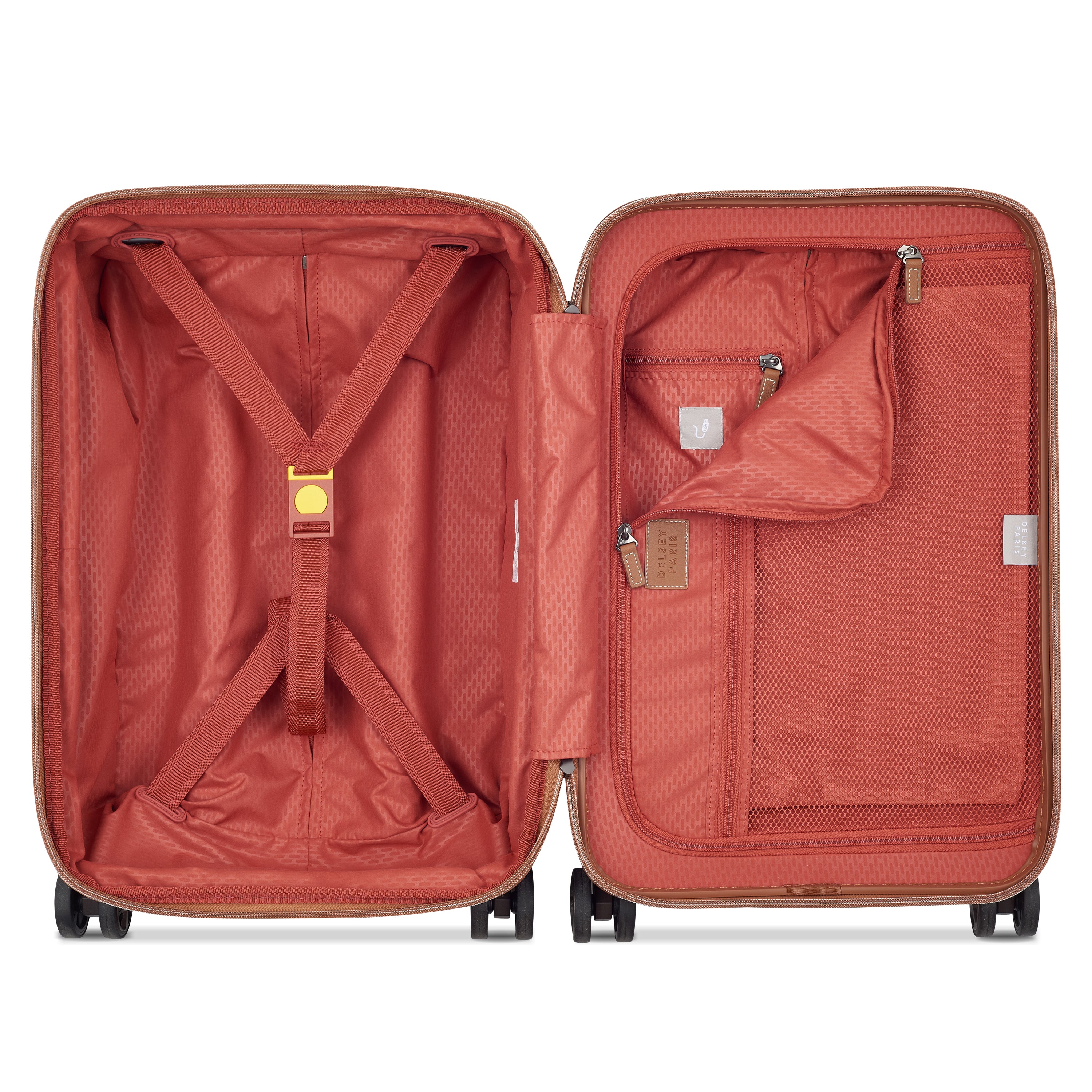 DELSEY Chatelet Air 2.0 Suitcase (55cm Front Pocket with Fur)