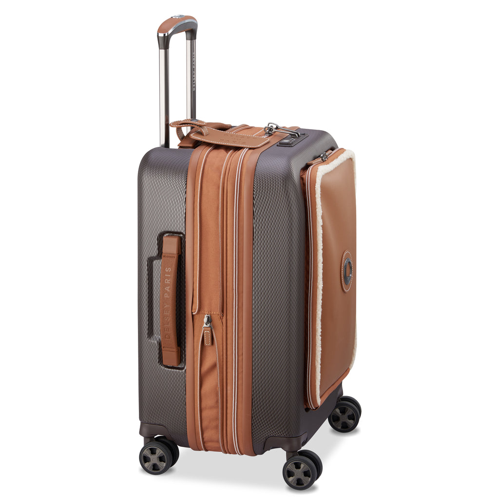 DELSEY Chatelet Air 2.0 Suitcase (55cm Front Pocket with Fur)