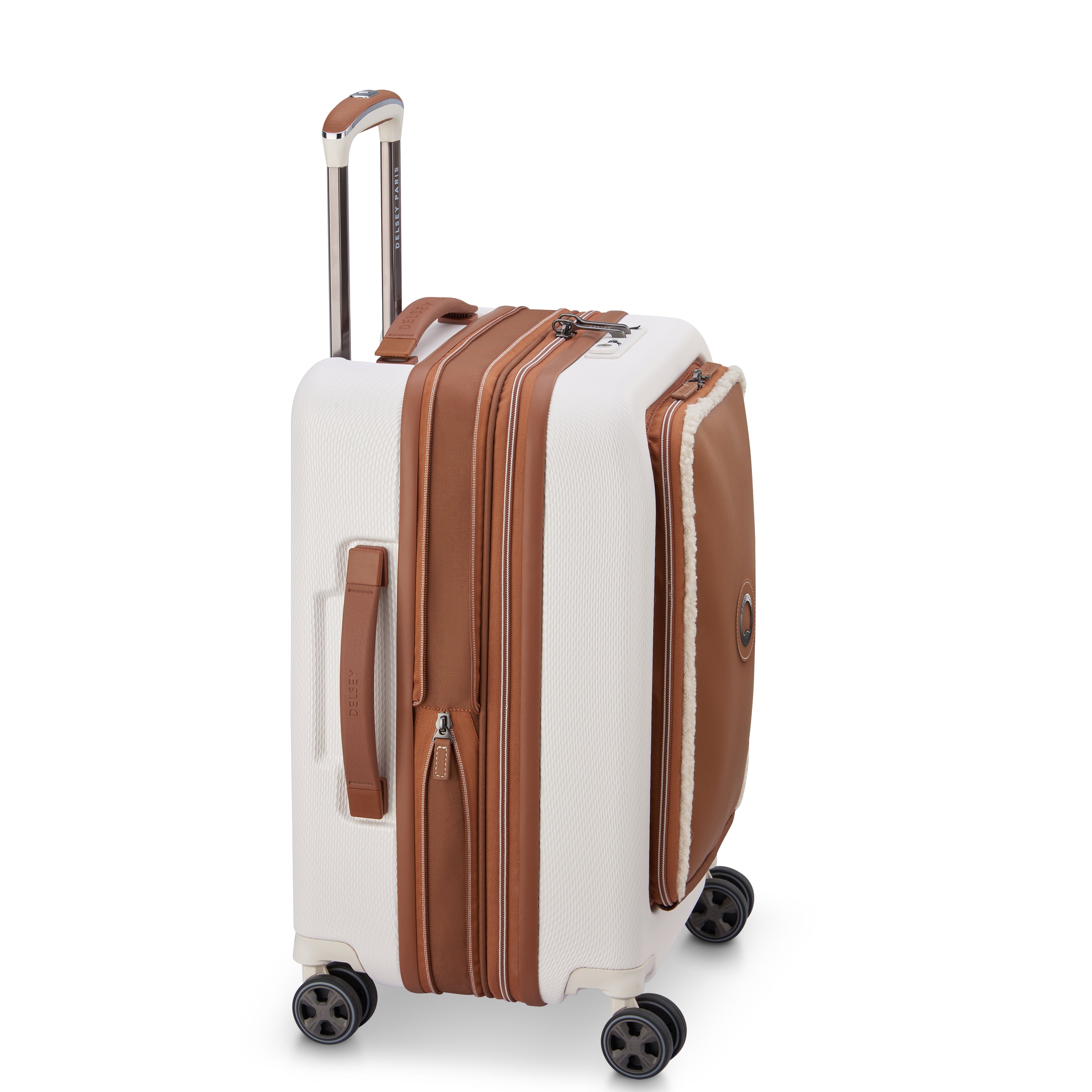 DELSEY Chatelet Air 2.0 Suitcase (55cm Front Pocket with Fur)
