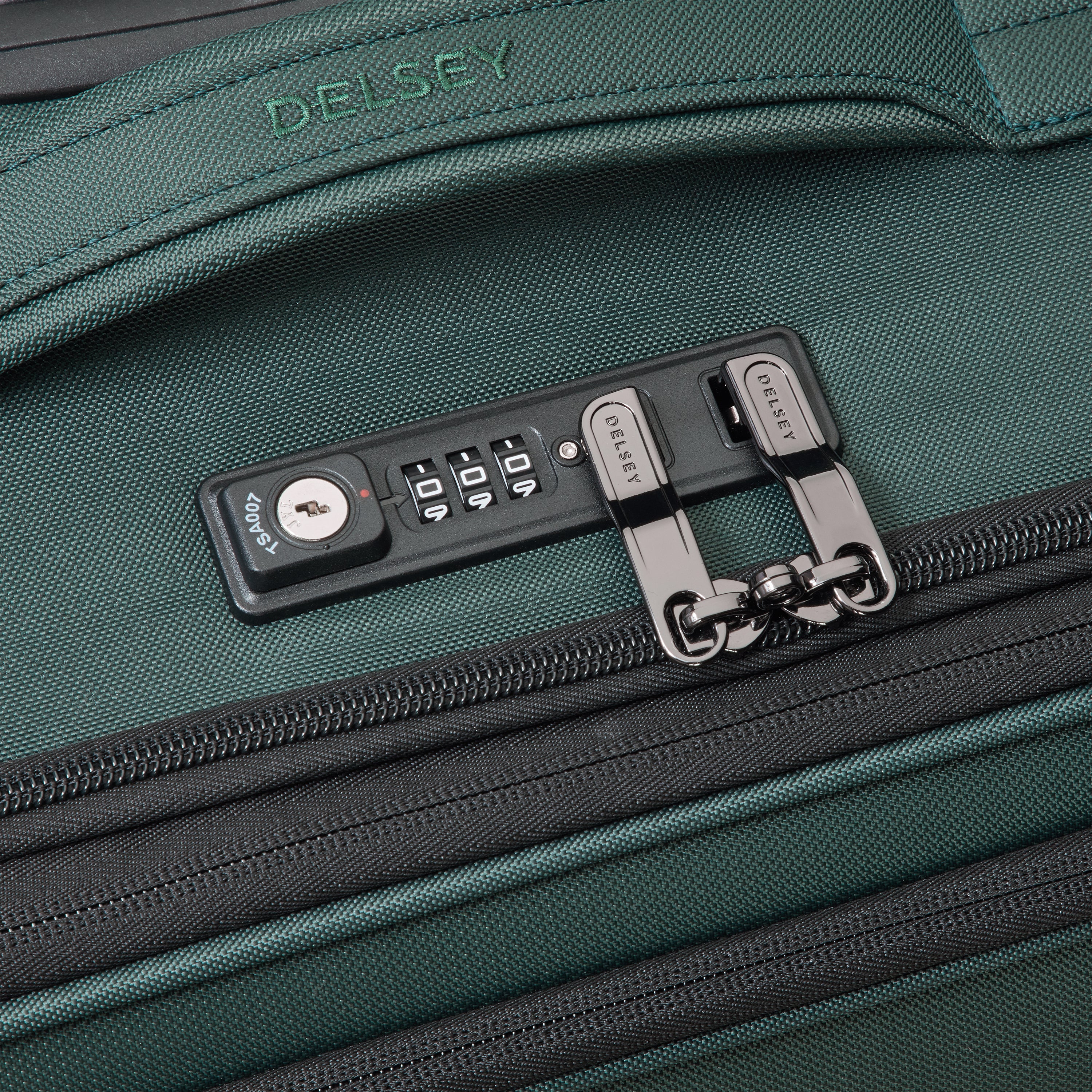 DELSEY Dita Cabin Suitcase Green (55cm)