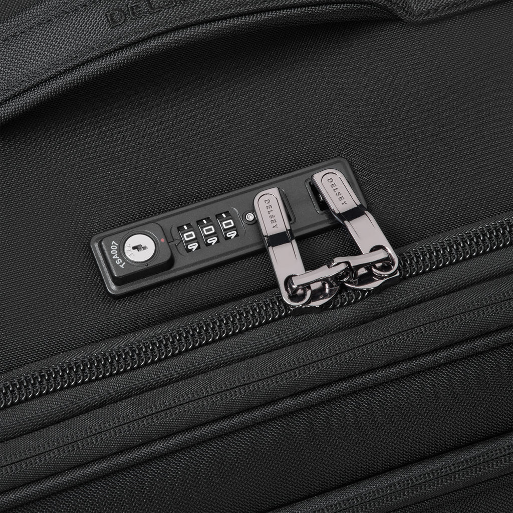 DELSEY Dita Large Suitcase Black (79cm)