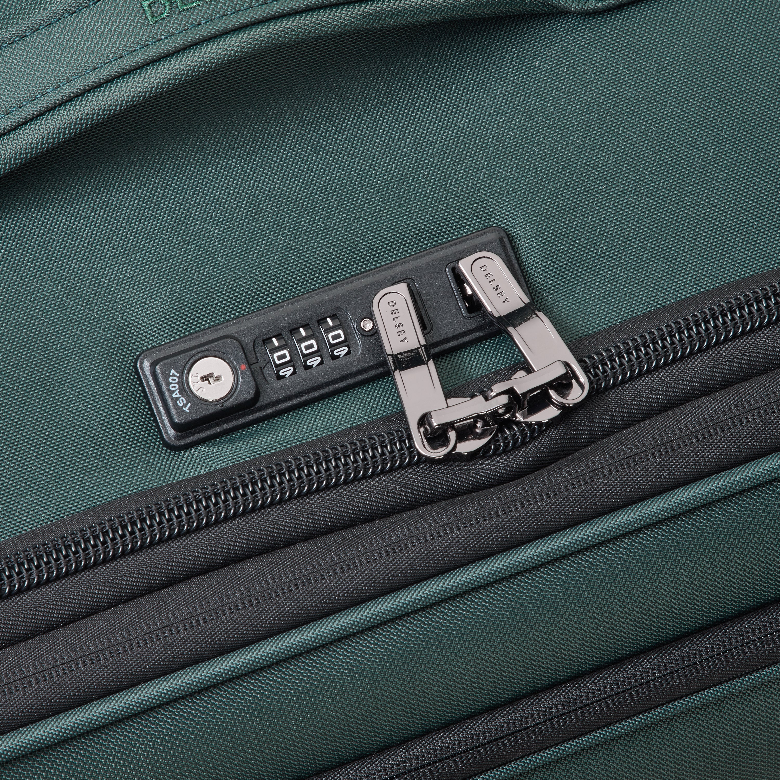 DELSEY Dita Large Suitcase Green (79cm)